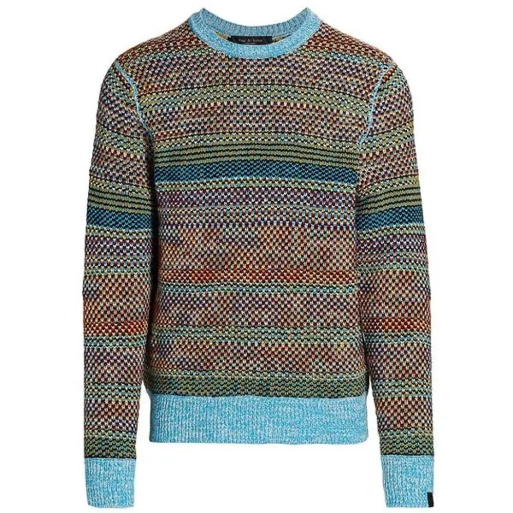 Rag & Bone “Birdseye” Reversible Wool Sweater